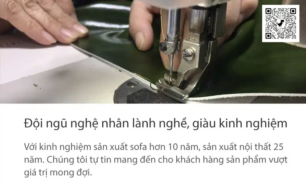Đội Thợ Giàu Kinh Nghiệm Sản Xuất Sofa