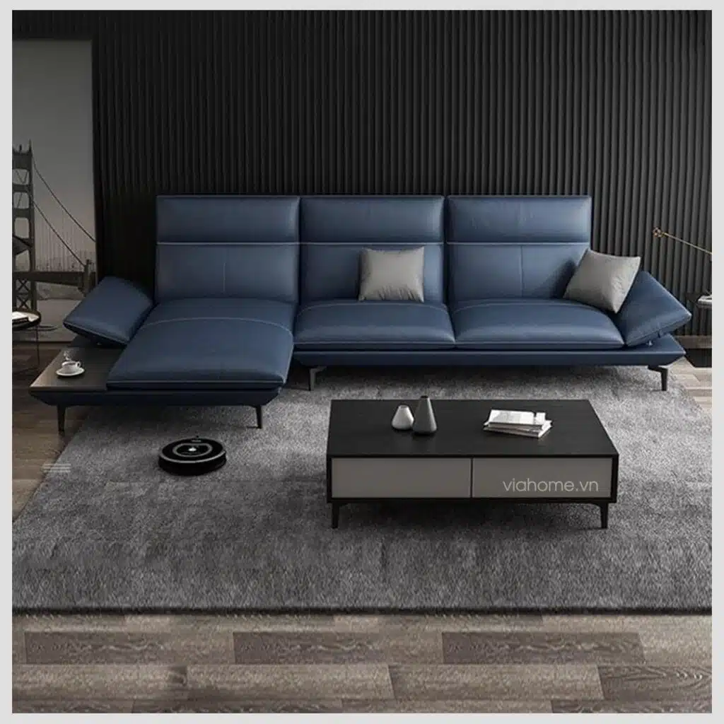 Sofa Góc Da Microfiber Vm218