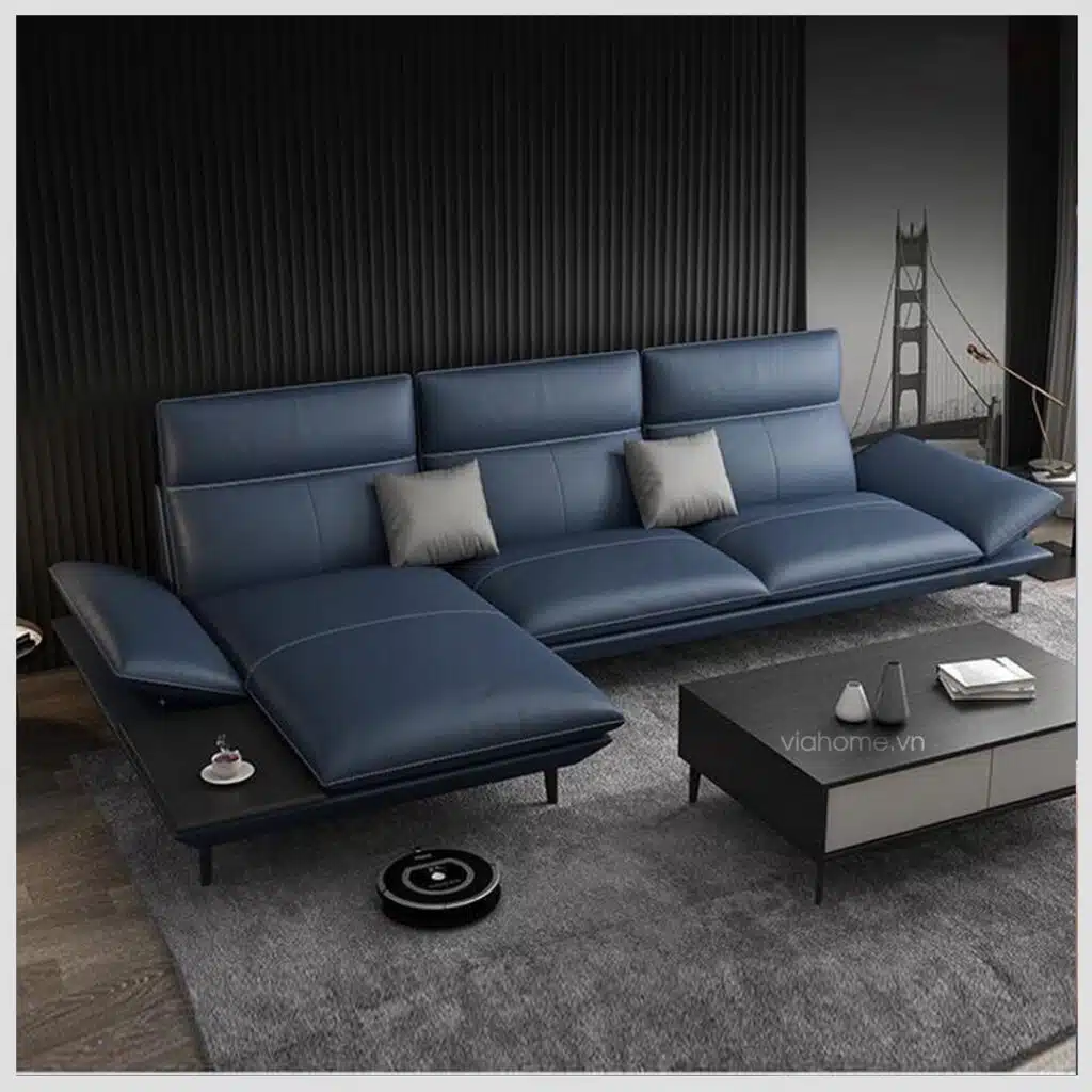Sofa Góc Da Microfiber Vm218