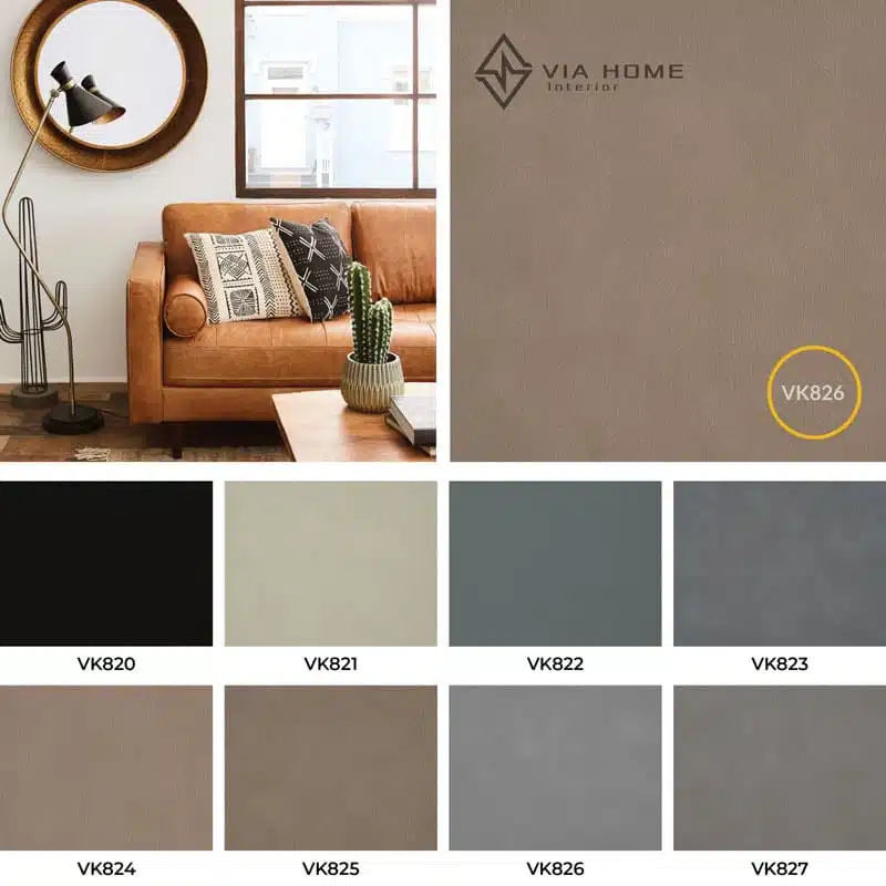 Bảng Màu Sofa Da Microfiber Phong Cách Hiện Đại