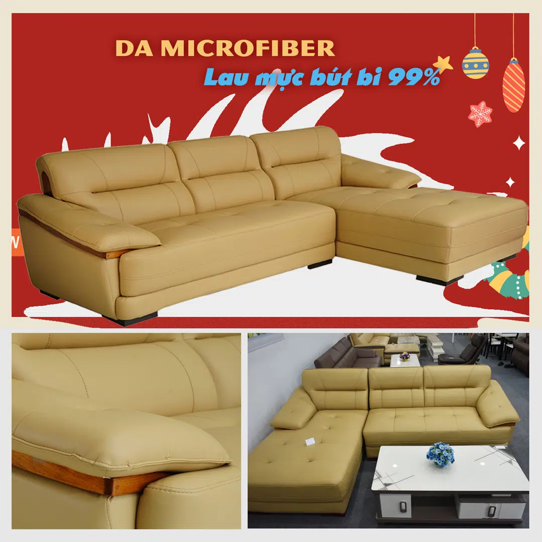Sofa Da Microfiber Sang Trọng Theo Năm Tháng