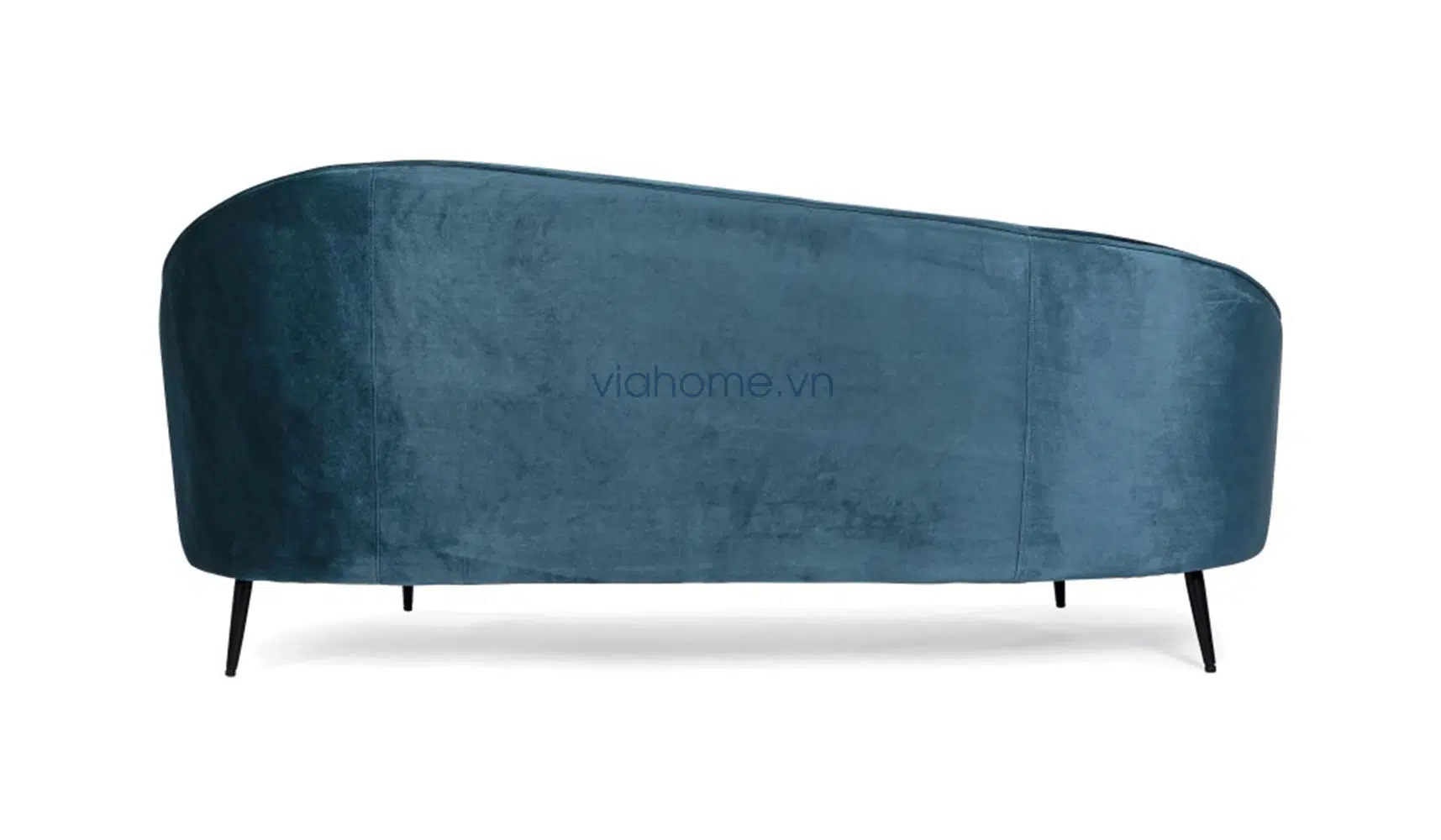 Sofa Cong 2 Chỗ Màu Xanh
