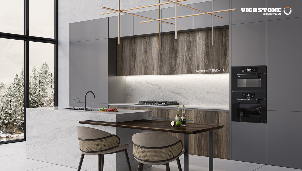 Đá Biết Vicostone Roxana™ BQ6981 Da-Bep-Vicostone Roxana™ BQ6981