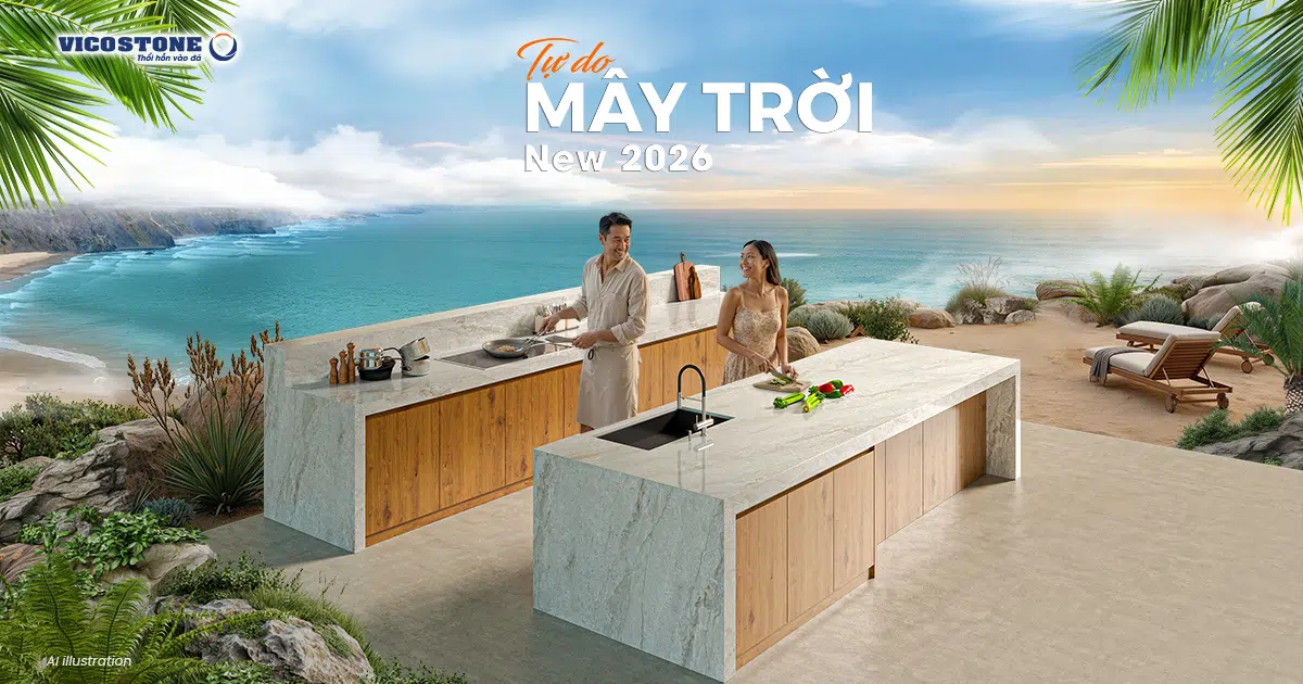 Vicostone® - Tự Do Mây Trời Phiên Bản 2026