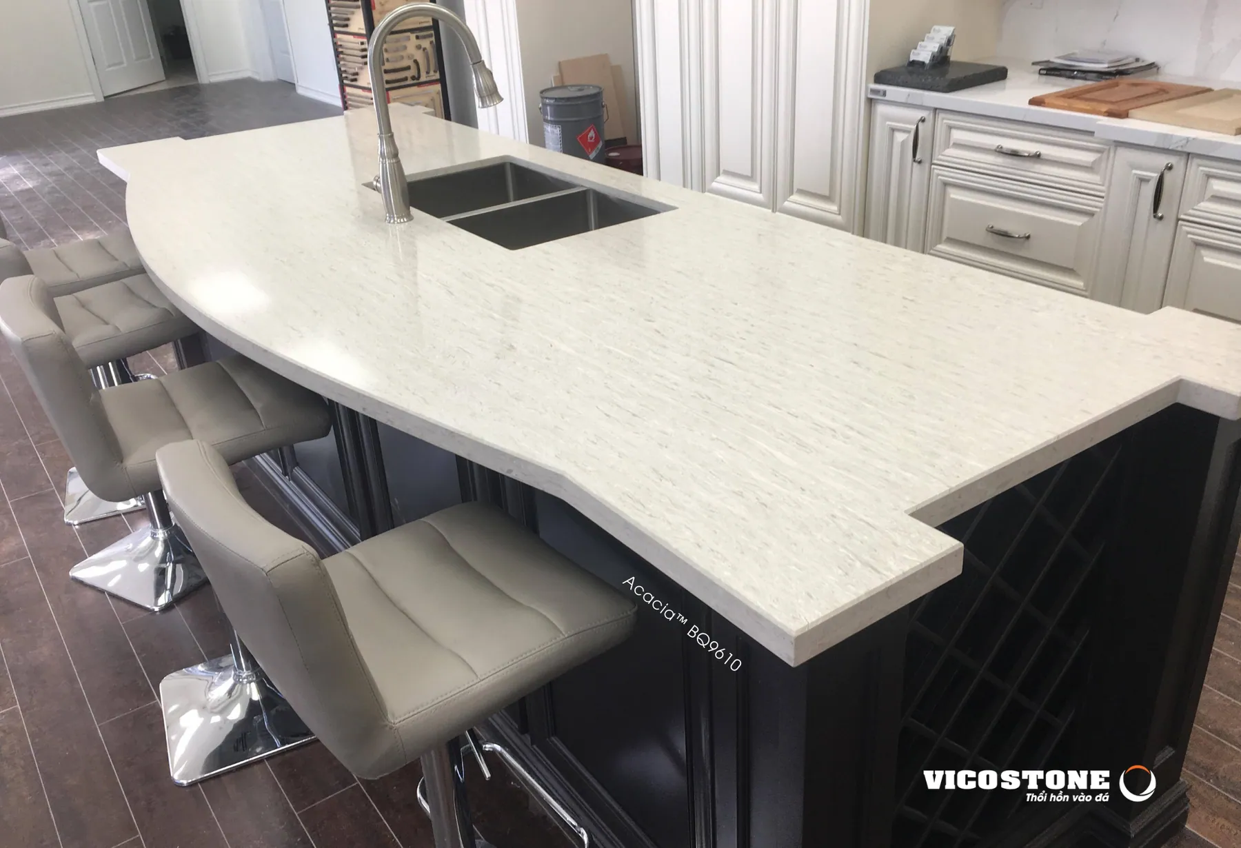 Đá Vicostone Acacia™ BQ9610 ứng dụng trong không gian nội thất
