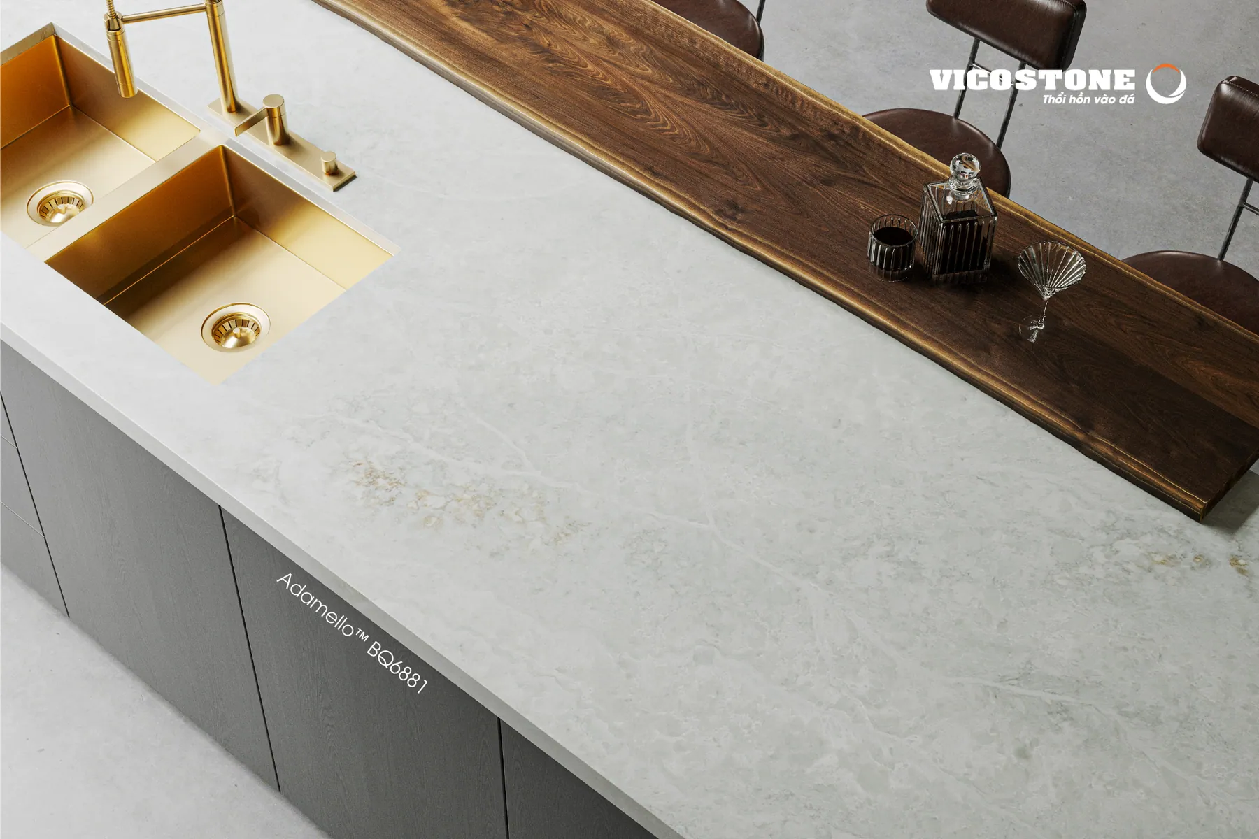 Đá Vicostone Adamello™ BQ6881