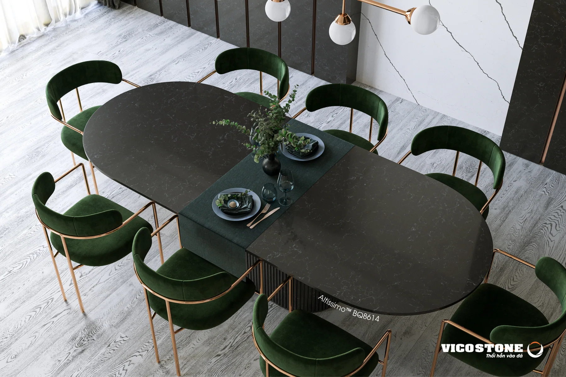 Ứng dụng đá Vicostone Altissimo™ BQ8614
