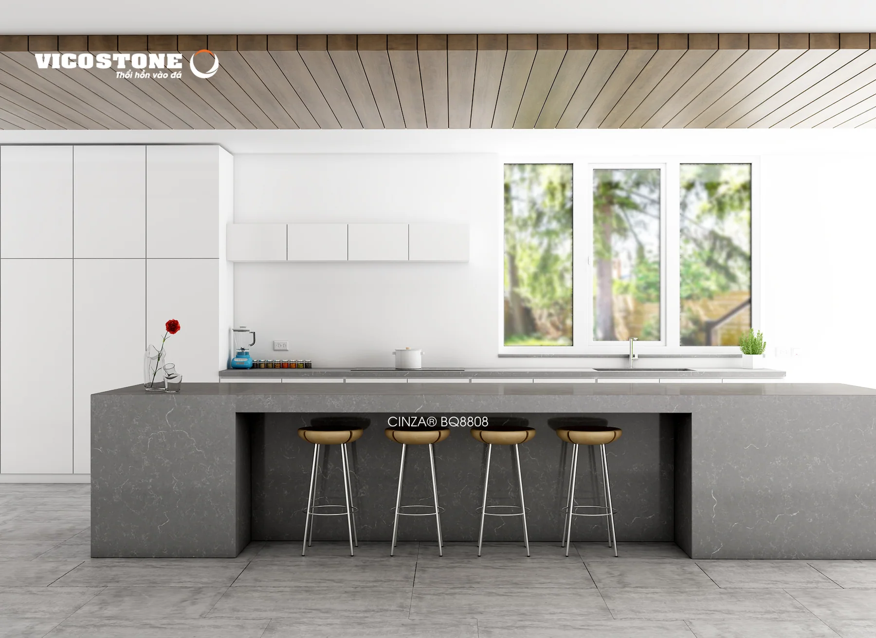 Đá Vicostone Cinza® BQ8808