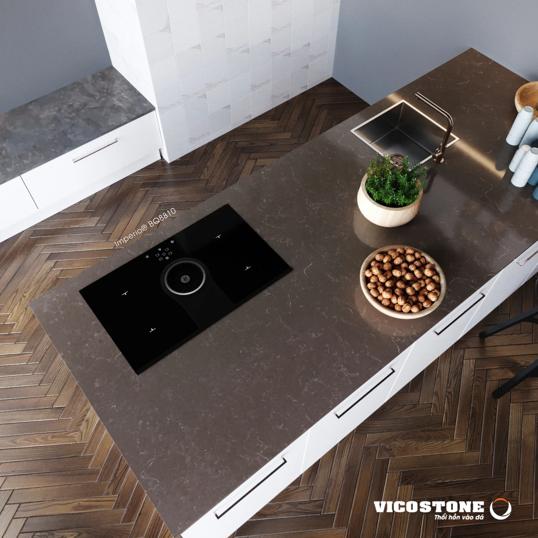 Đá Vicostone Imperio® Bq8810 Đá Vicostone Imperio® Bq8810