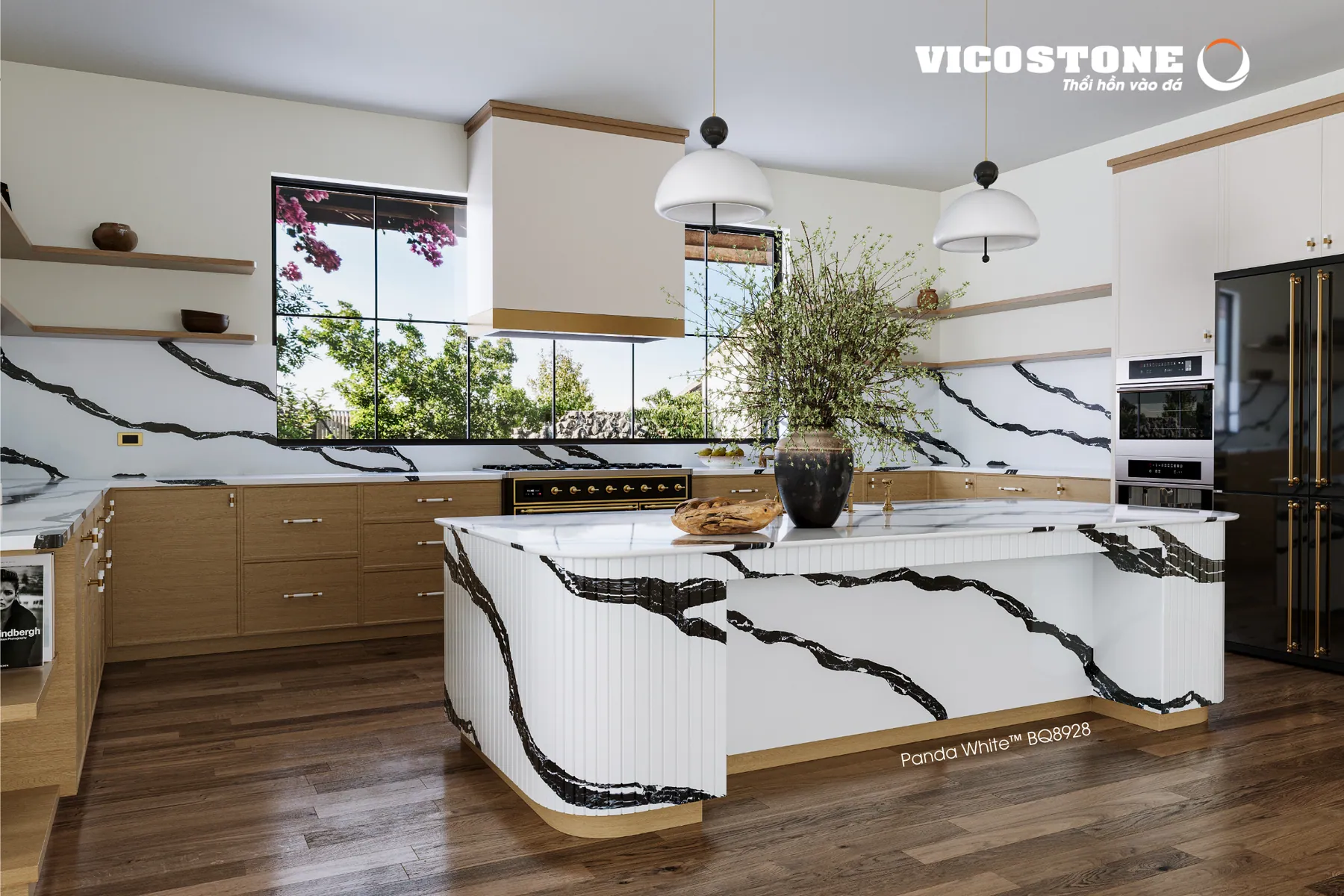 Đá Vicostone Panda White™ Bq8928 Ứng Dụng Trong Không Gian Nội Thất