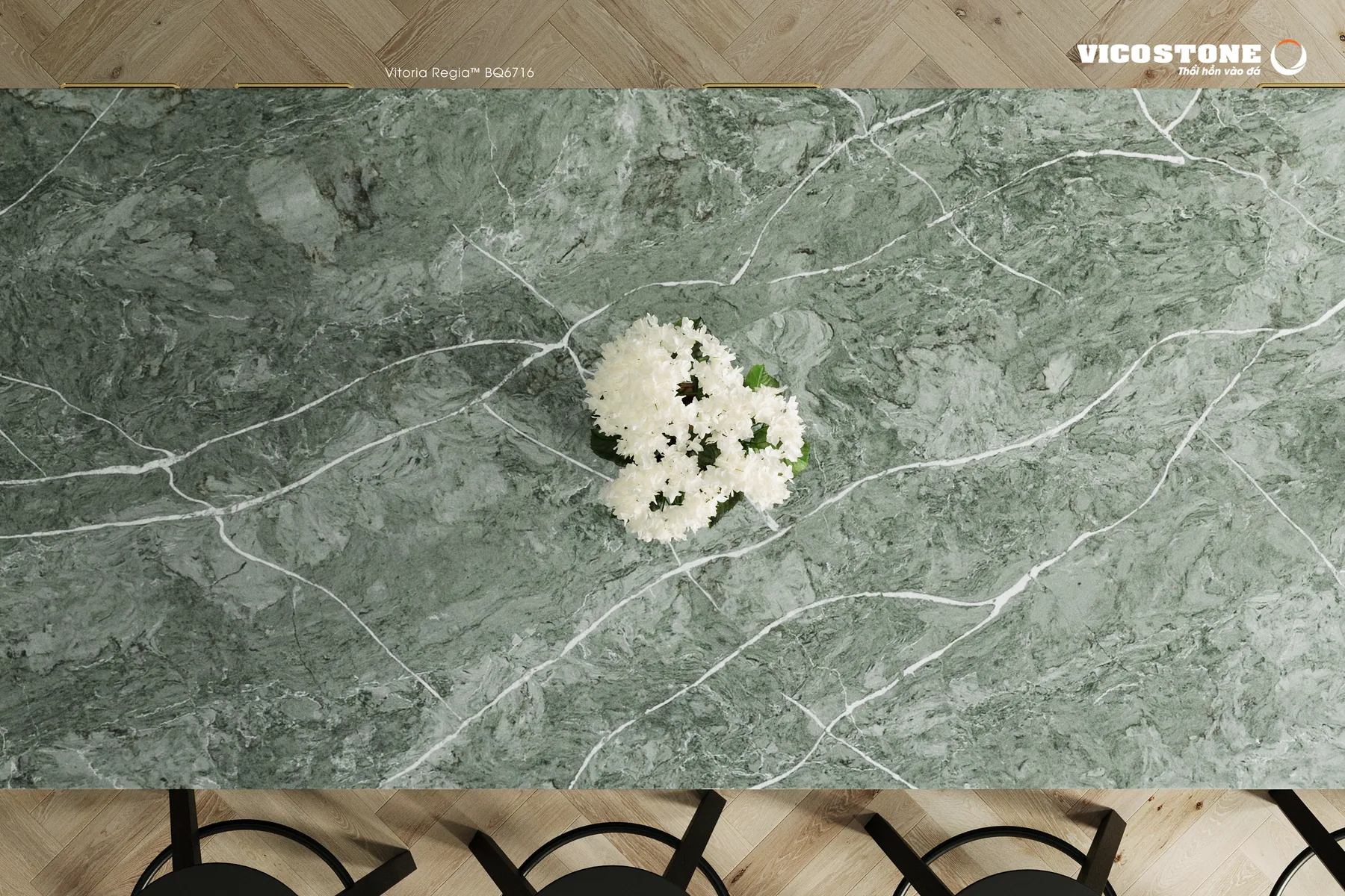 Đá Vicostone Vitoria Regia BQ6716
