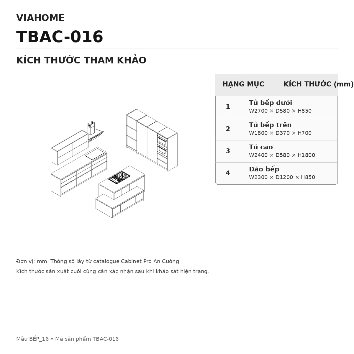 Sơ Đồ Và Kích Thước Tham Khảo Tbac-016