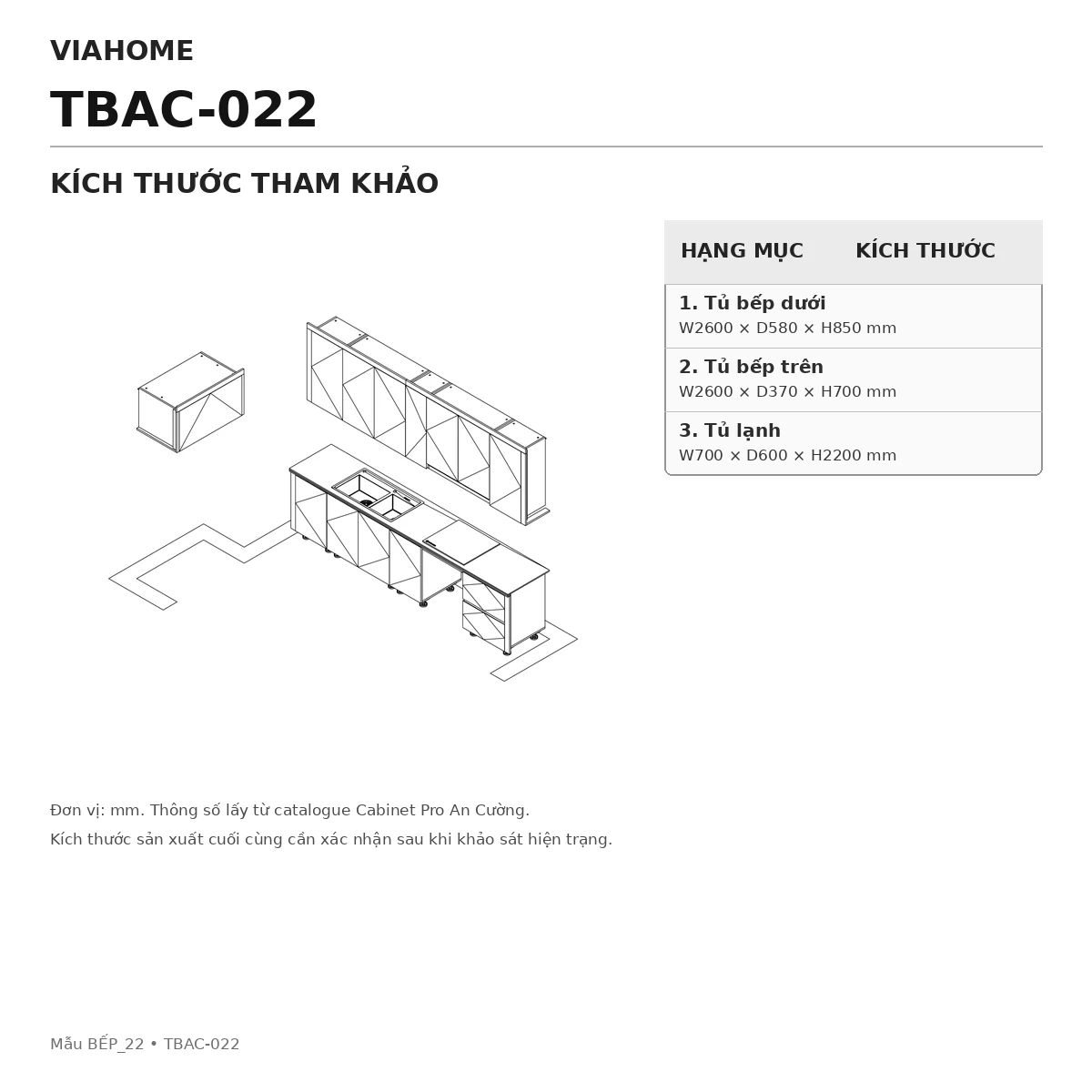 Sơ Đồ Và Kích Thước Tham Khảo Tbac-022