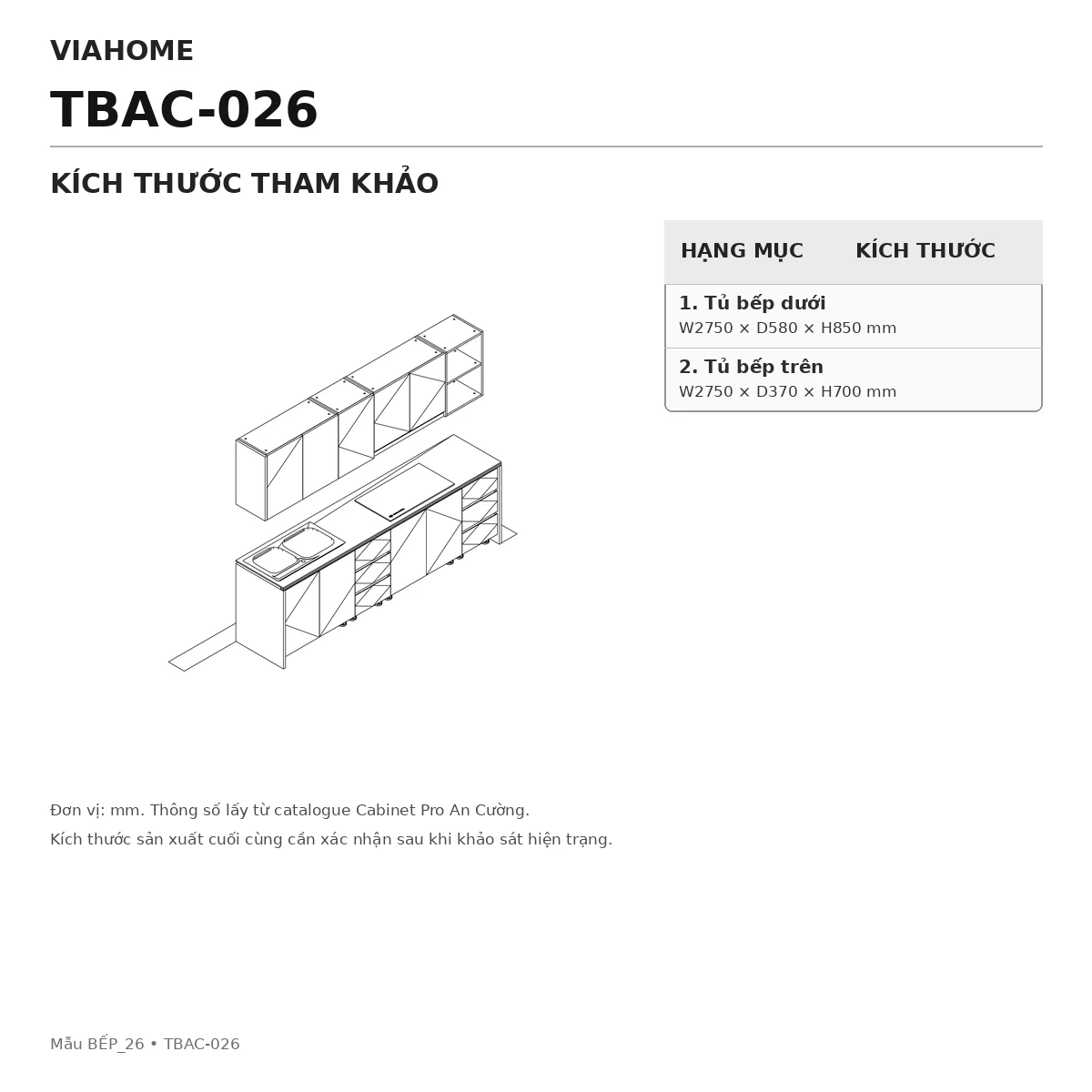 Sơ Đồ Và Kích Thước Tham Khảo Tbac-026