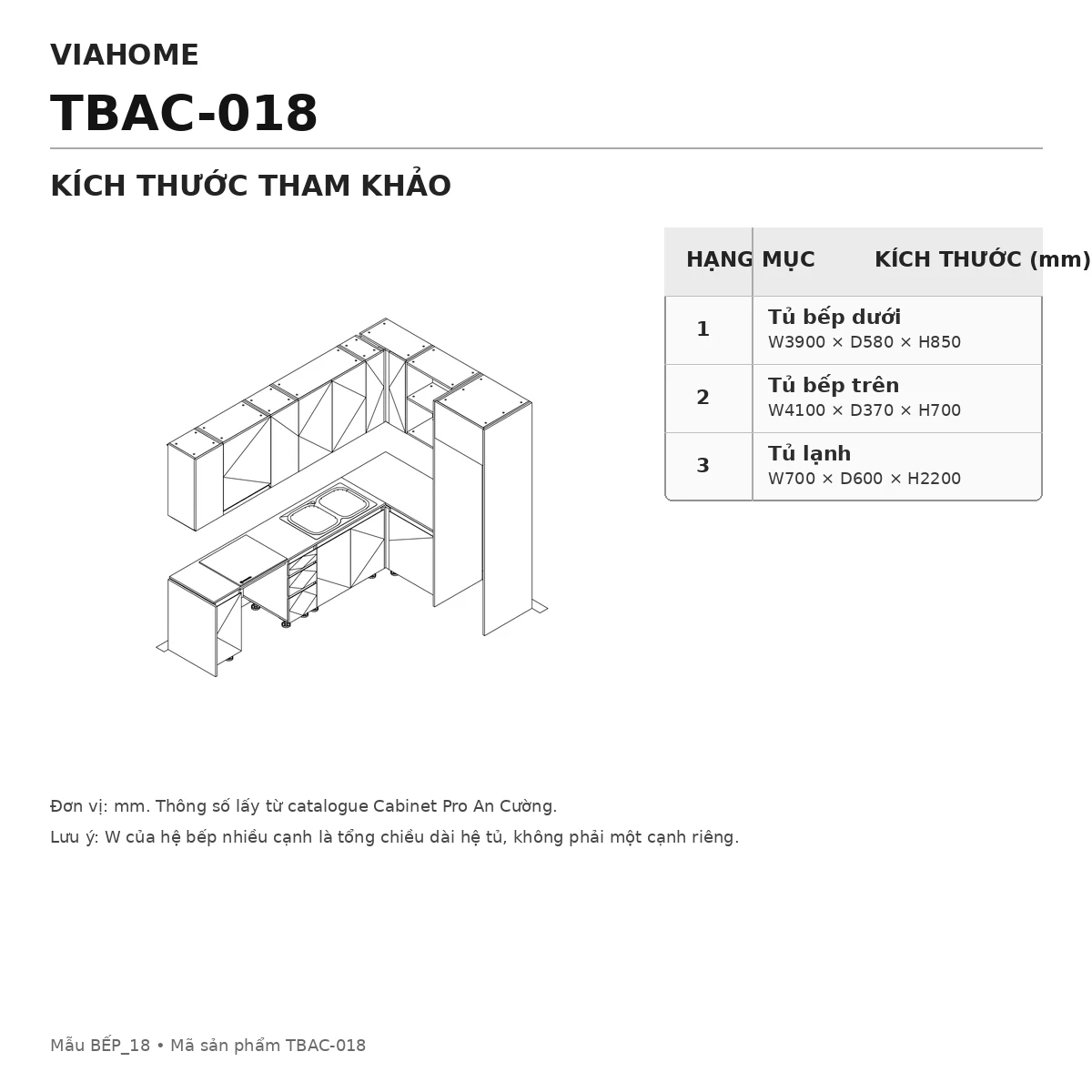 Sơ Đồ Và Kích Thước Tham Khảo Tbac-018