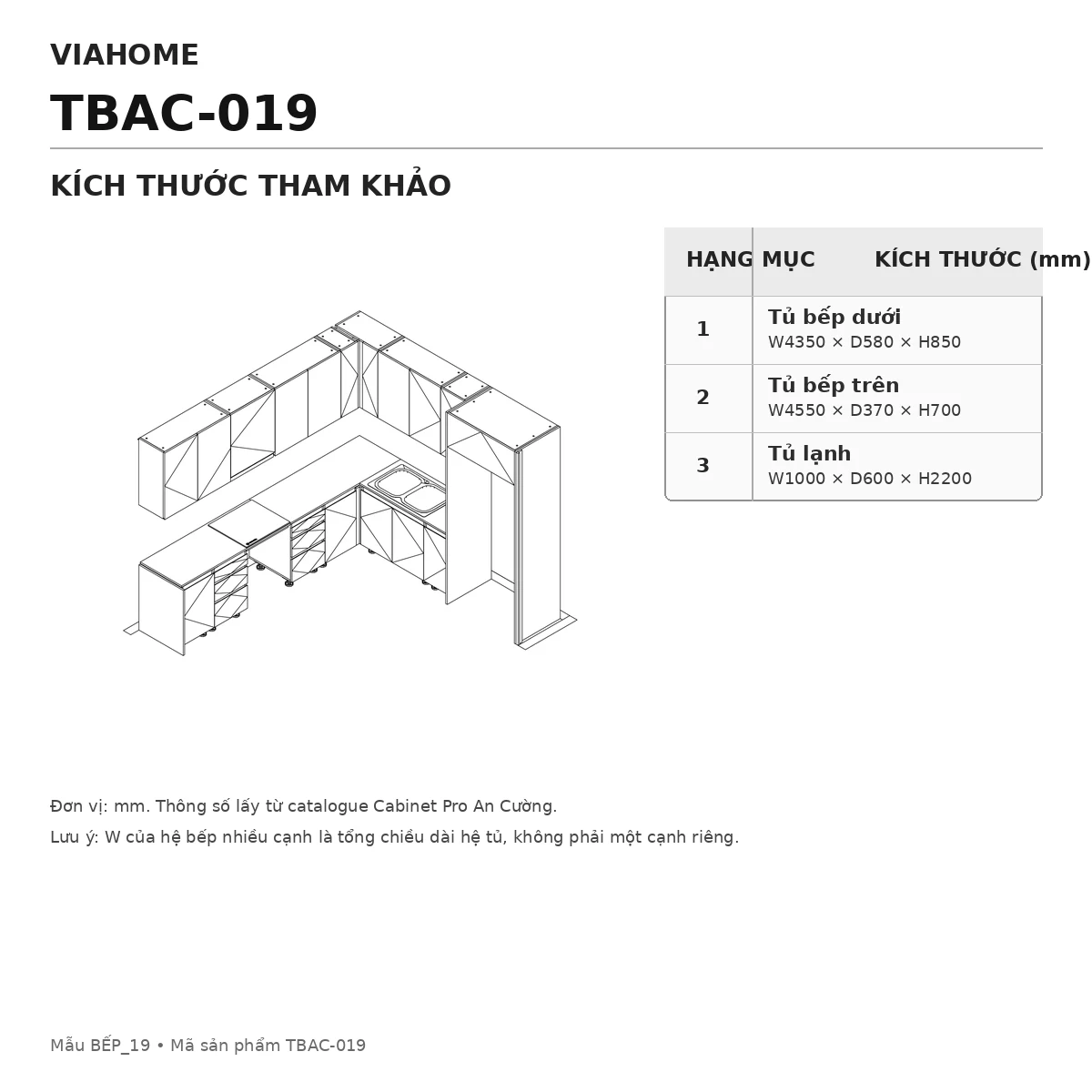 Sơ Đồ Và Kích Thước Tham Khảo Tbac-019