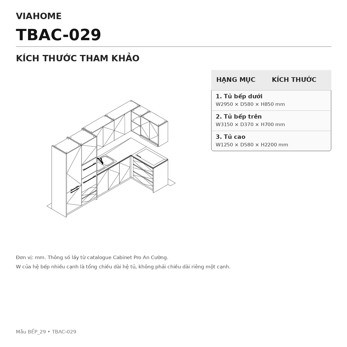 Sơ Đồ Và Kích Thước Tham Khảo Tbac-029