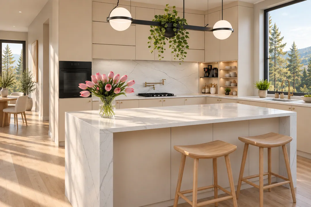 Góc Trái Bếp Tổng Thể Căn Hộ Smart Living Bình Dương Sử Dụng Đá Vicostone 6712 Góc Trái Bếp Tổng Thể Căn Hộ Smart Living Bình Dương