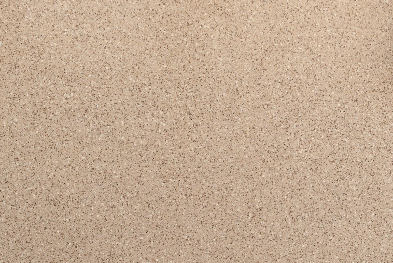 Cận cảnh bề mặt đá Vicostone Mangosteen® BQ9290, be hồng ấm, hạt rất mịn, gần như đồng màu
