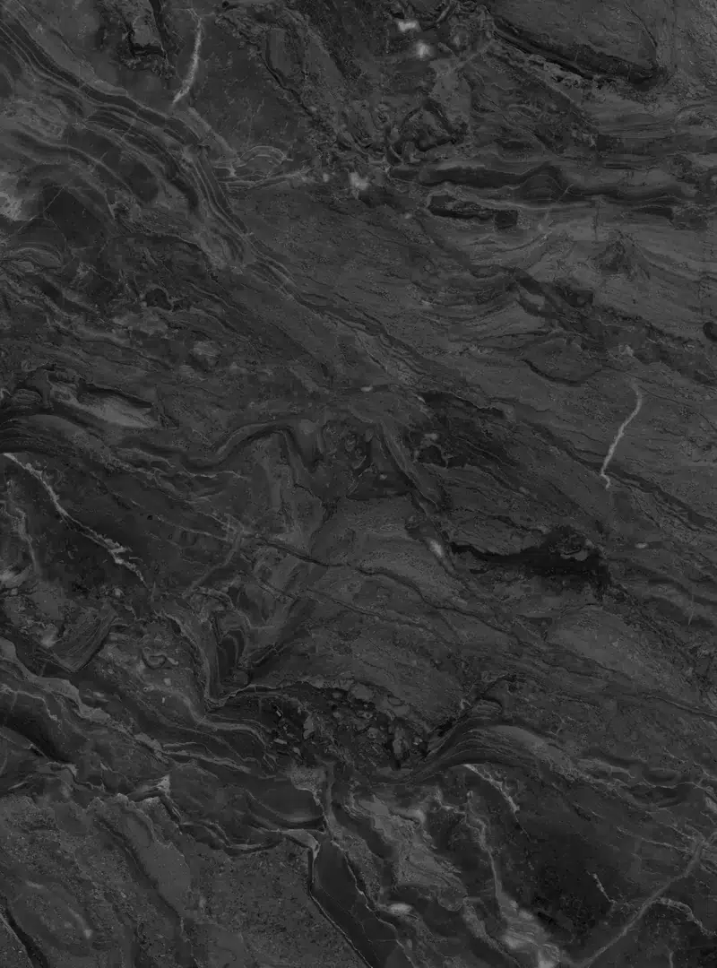 Mẫu đá nung kết Vasta Stone Abyss Flow tông xám than vân chảy, khổ 160x320 cm, dày 15 mm