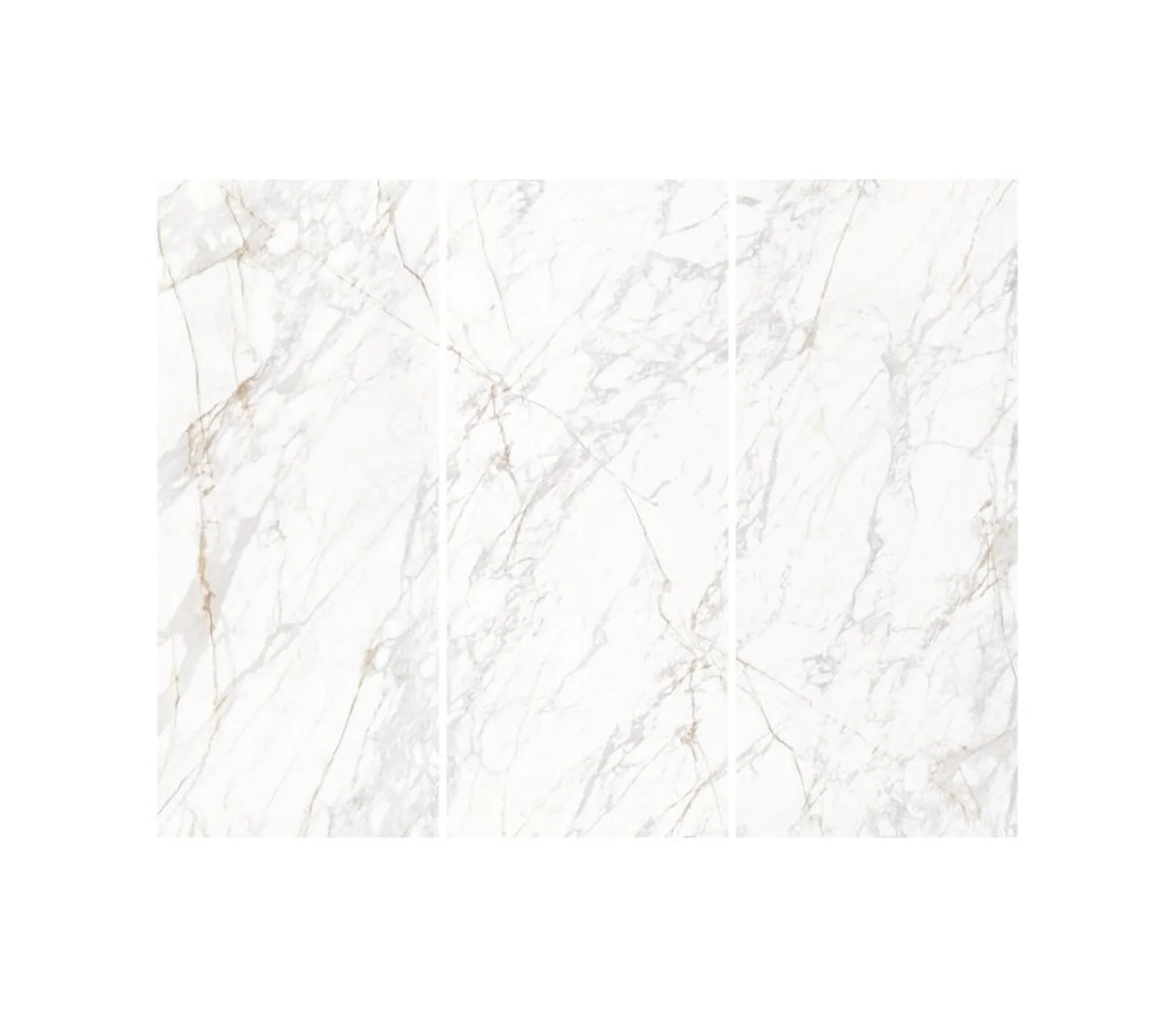 Bề mặt đá nung kết Vasta Stone Apuan Luxe chụp nguyên tấm, thấy rõ đường vân và tông màu