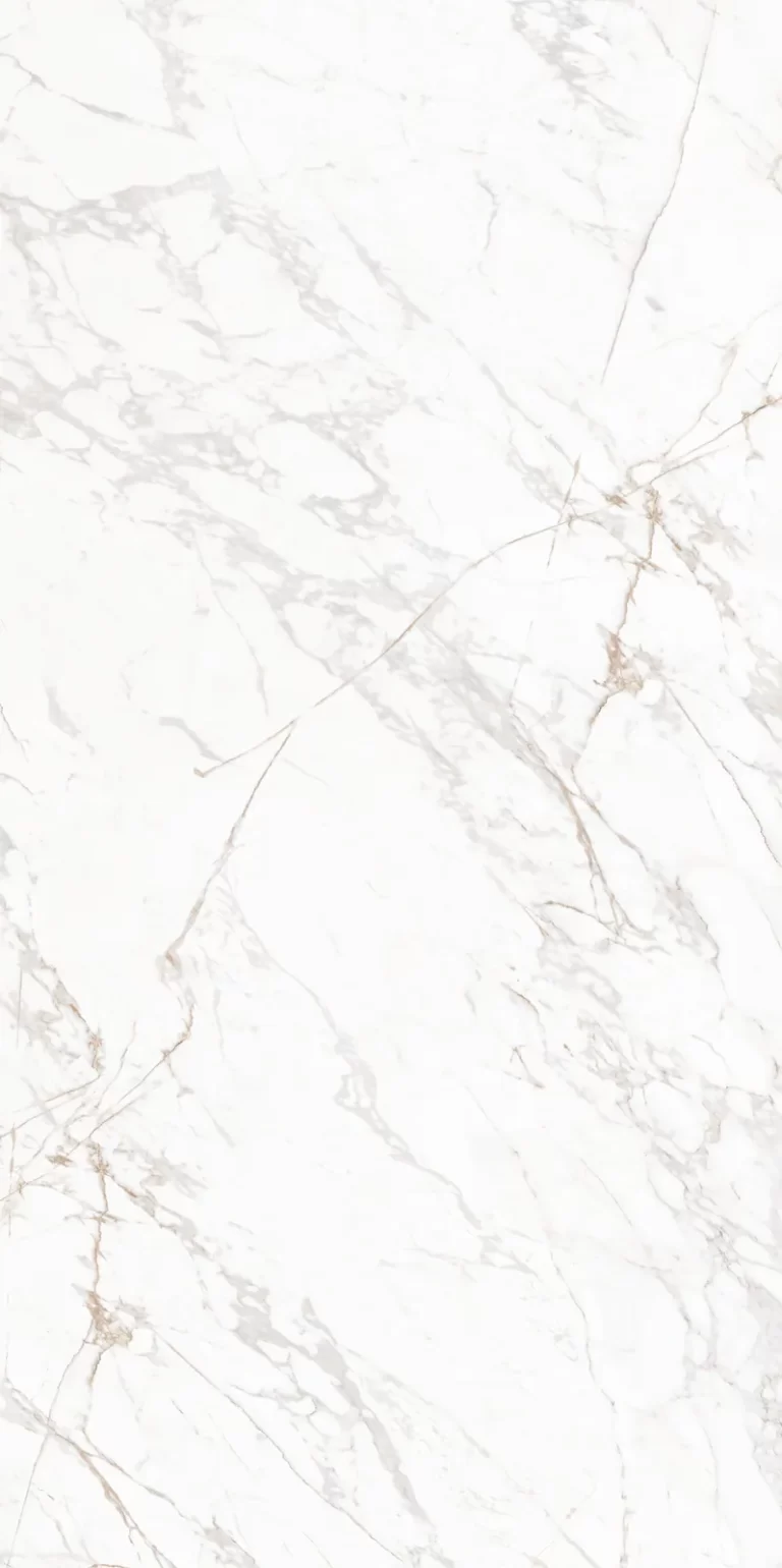 Mẫu Đá Nung Kết Vasta Stone Apuan Luxe Tông Trắng Sáng, Khổ 160X320 Cm, Dày 6 Mm | 12 Mm | 20 Mm