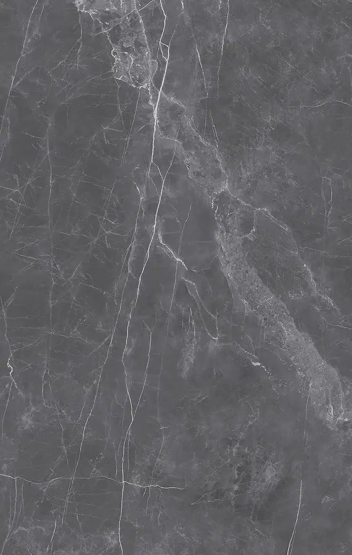 Mẫu đá nung kết Vasta Stone Armani Charcoal tông xám than, khổ 120x280 cm, dày 9 mm