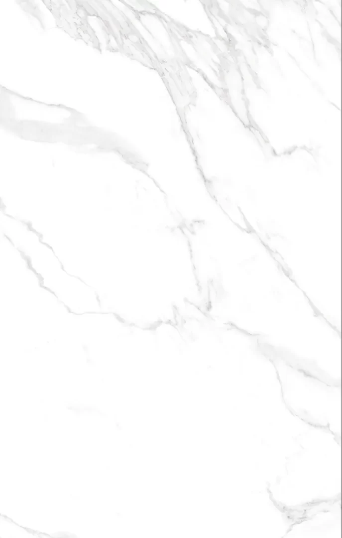 Mẫu đá nung kết Vasta Stone Calacatta Grey tông trắng vân xám thưa, khổ 120x280 cm, dày 6 mm