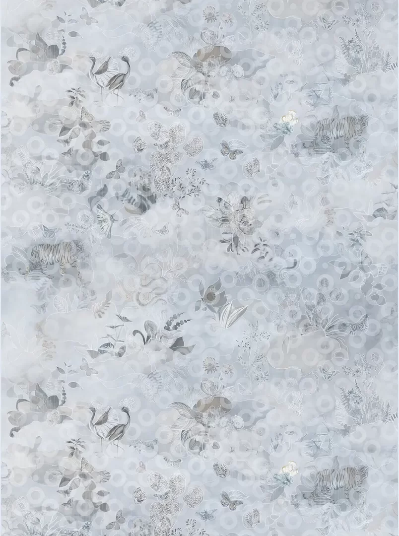 Mẫu đá nung kết Vasta Stone Fantasy Azzurro tông pastel xanh, khổ 160x320 cm, dày 6 mm