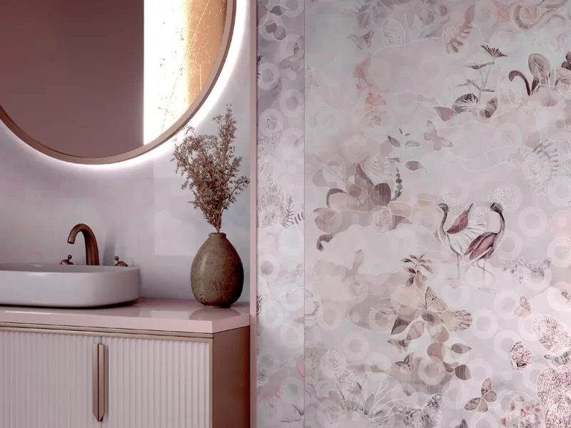 Không Gian Hoàn Thiện Bằng Đá Nung Kết Vasta Stone Fantasy Rosa – Mặt Bàn Bếp, Đảo Bếp, Ốp Tường