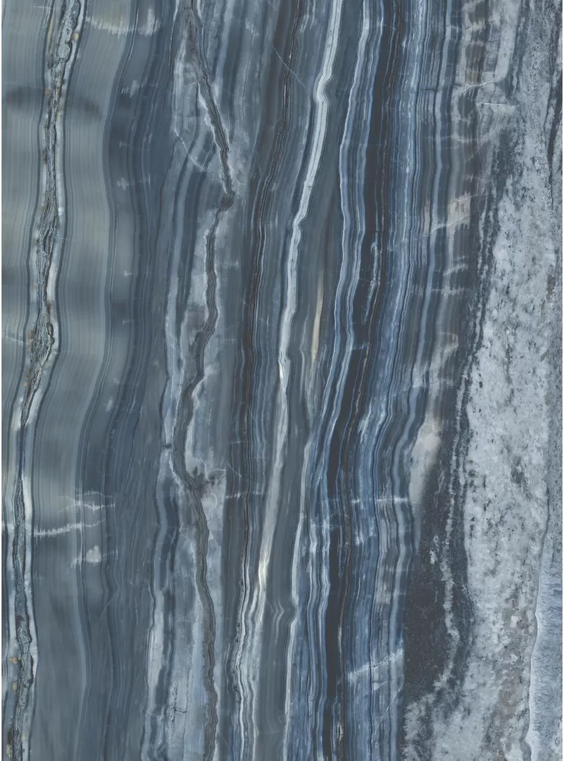 Mẫu đá nung kết Vasta Stone Iceland tông tương phản mạnh, khổ 160x320 cm, dày 6 mm | 12 mm | 20 mm