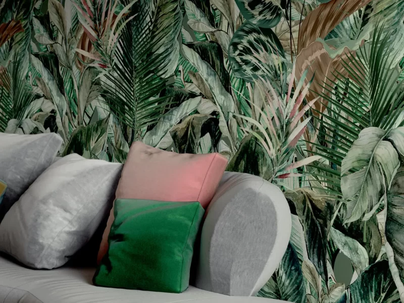 Không Gian Hoàn Thiện Bằng Đá Nung Kết Vasta Stone Jungle Green Deep – Mặt Bàn Bếp, Đảo Bếp, Ốp Tường