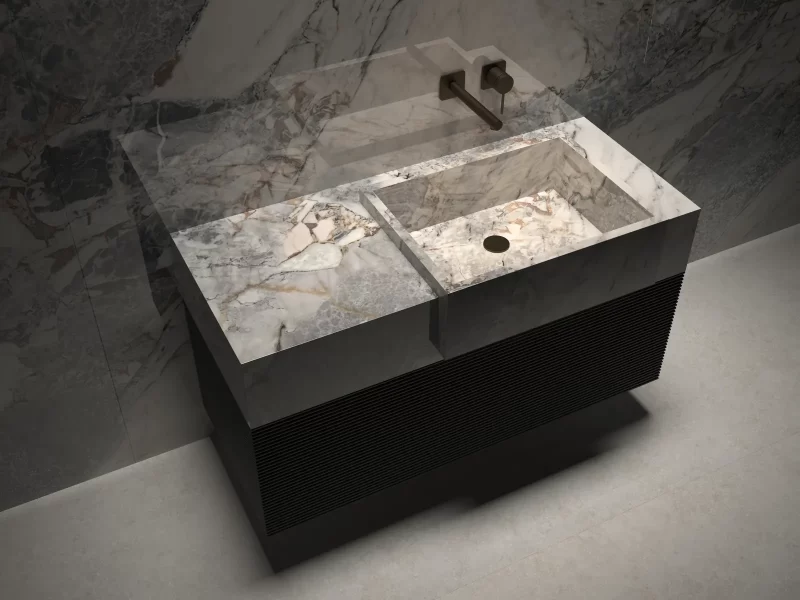 Đảo Bếp, Mặt Bàn Bếp Hoàn Thiện Bằng Đá Nung Kết Vasta Stone Pacista – Viahome