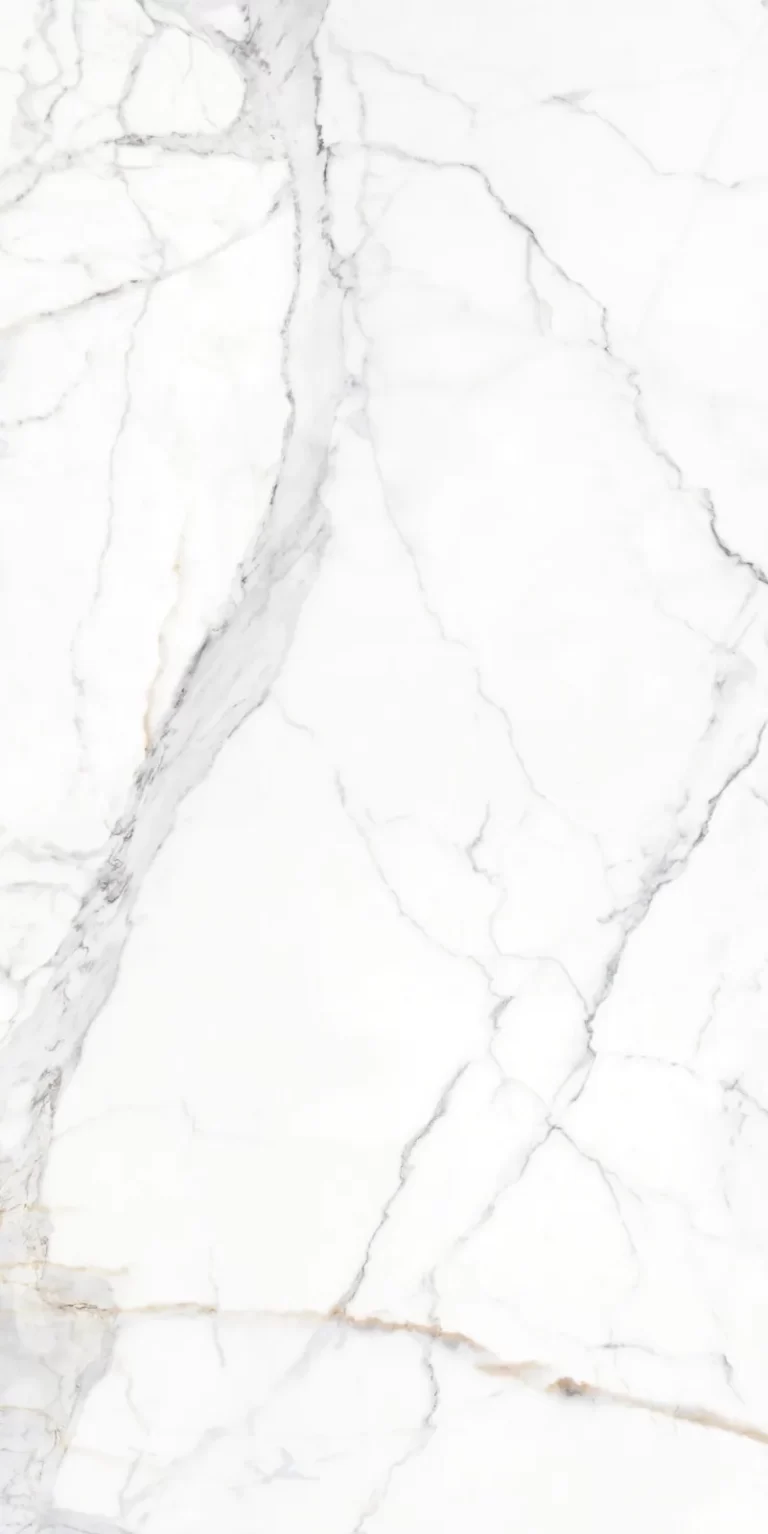 Mẫu Đá Nung Kết Vasta Stone Phl Tông Trắng Vân Xám Vàng, Khổ 160X320 Cm, Dày 6 Mm | 12 Mm | 20 Mm