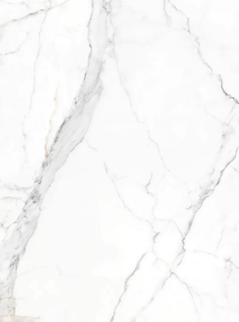 Mẫu đá nung kết Vasta Stone PHL tông trắng vân xám vàng, khổ 160x320 cm, dày 6 mm | 12 mm | 20 mm