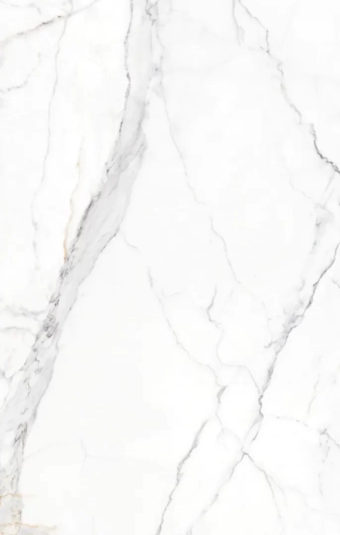 Mẫu đá nung kết Vasta Stone PHL VeInBody tông trắng vân xám vàng, khổ 160x320 cm, dày 12 mm