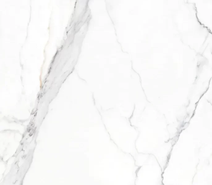 Mẫu Đá Nung Kết Vasta Stone Phl Veinbody Tông Trắng Vân Xám Vàng, Khổ 160X320 Cm, Dày 12 Mm