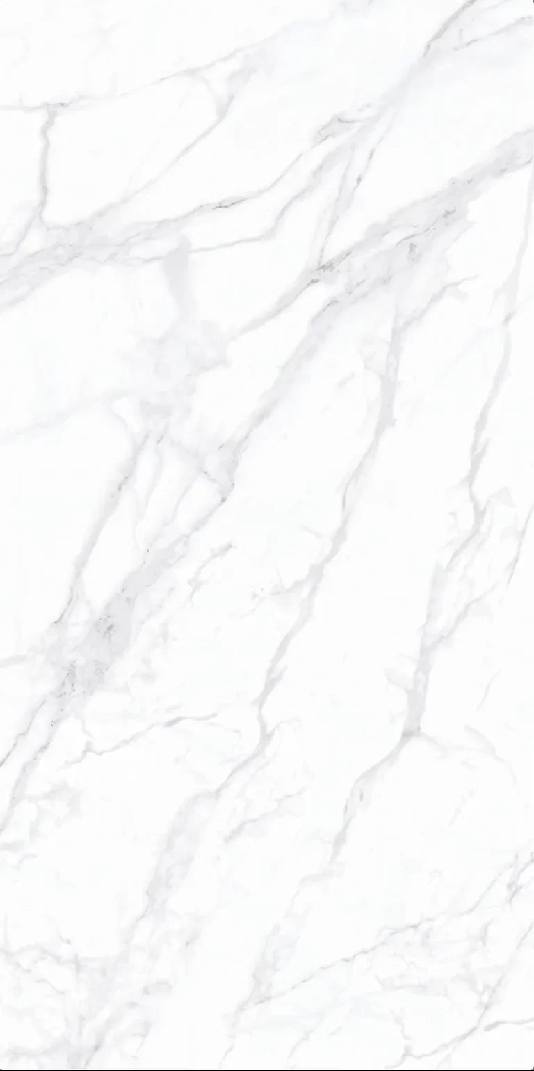 Mẫu Đá Nung Kết Vasta Stone Statuario Light Tông Trắng Vân Xám Nhạt, Khổ 160X320 Cm, Dày 20 Mm