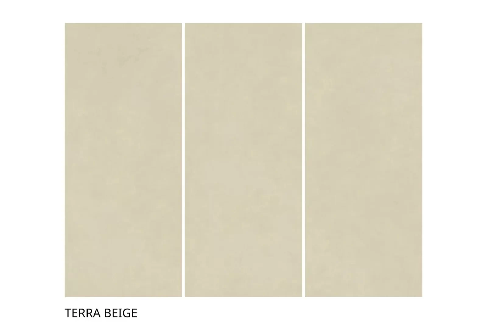 4 tấm đá nung kết Vasta Stone Terra Beige ghép bộ liền vân, dùng cho mảng tường và đảo bếp khổ lớn