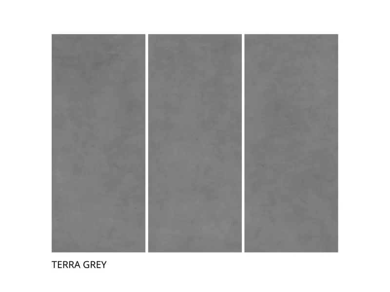 4 Tấm Đá Nung Kết Vasta Stone Terra Grey Ghép Bộ Liền Vân, Dùng Cho Mảng Tường Và Đảo Bếp Khổ Lớn