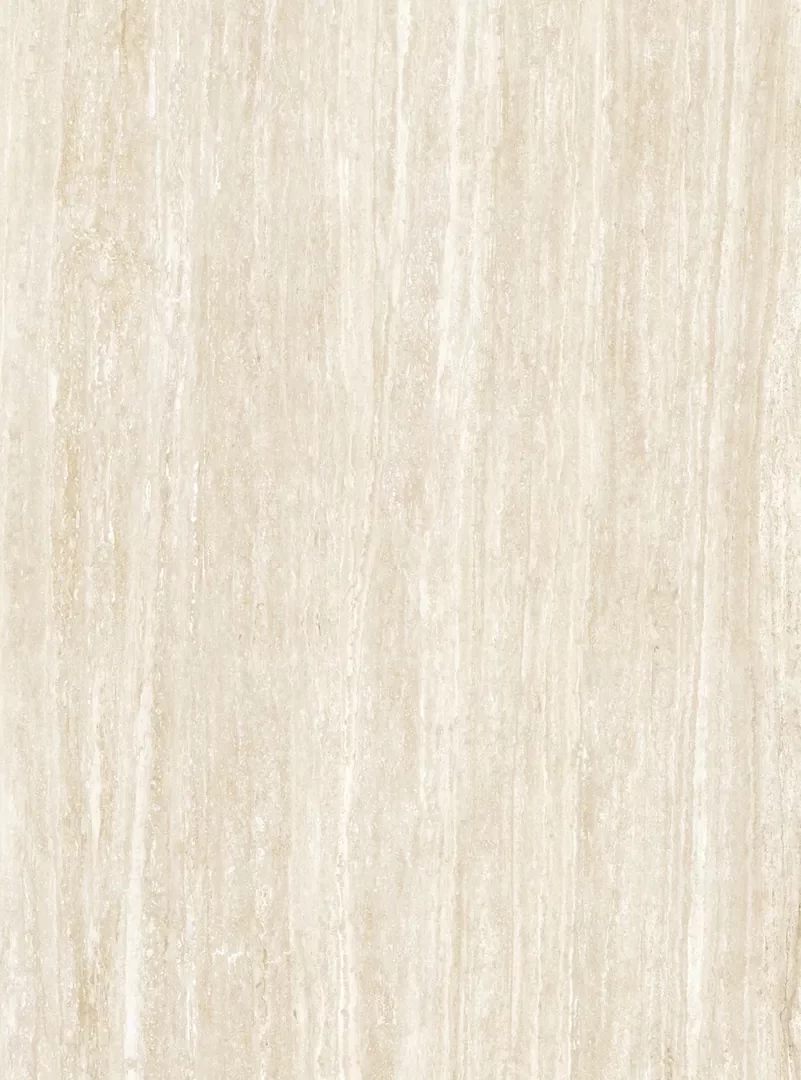 Mẫu đá nung kết Vasta Stone Travertino Sabbia tông be vàng nhạt, khổ 160x320 cm, dày 15 mm