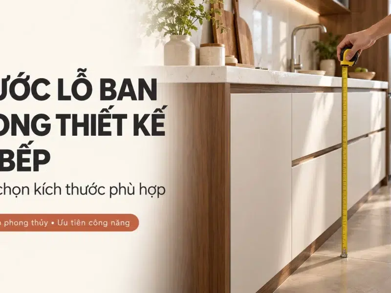 Kích Thước Tủ Bếp Chuẩn Lỗ Ban