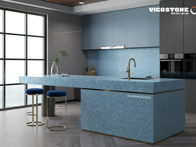 Phối Cảnh Ứng Dụng Đá Vicostone Marillie Bq9662 – Góc Chính